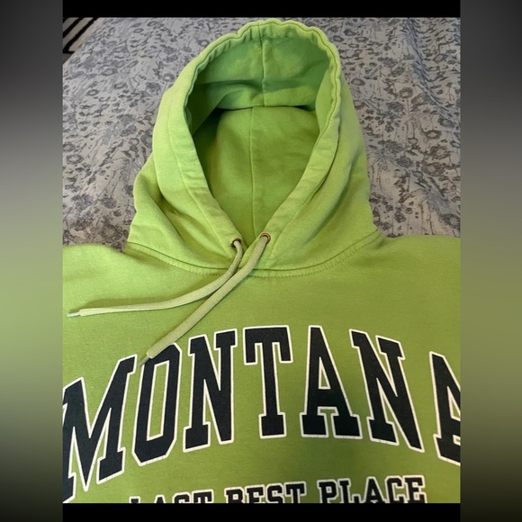 Green Montana Hoodie - Picture 2 of 4